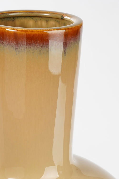 Mica Decorations Holm Vaas - H42 x Ø28 cm - Keramiek - Crème - vtwonen shop