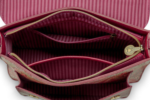 Pip Studio - Fenna Crossbody Tas Dames - Jabali - Rood - 25x7x20cm - vtwonen shop