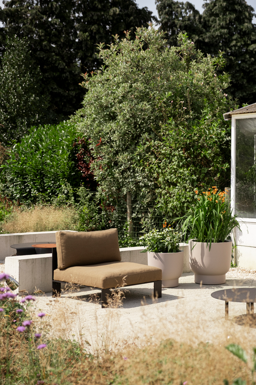 elho amber grail 58 balanced beige | Bloempot |Premium statementdesign