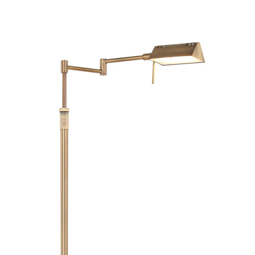 Mexlite vloerlamp karl - 1 lichts - 52x 146 cm - brons - vtwonen shop