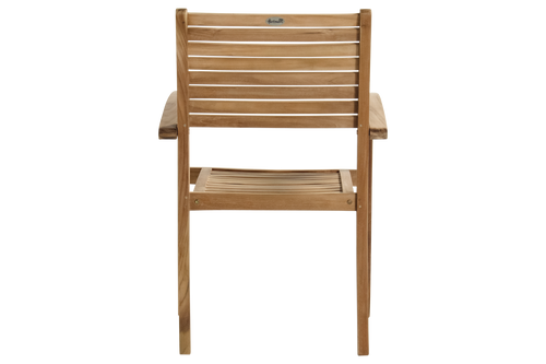 Hartman Tuinstoel Sunderland - Teak Naturel - 60x60x90cm - vtwonen shop