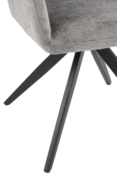 J-Line stoel Louna - ijzer/acryl - grijs - vtwonen shop