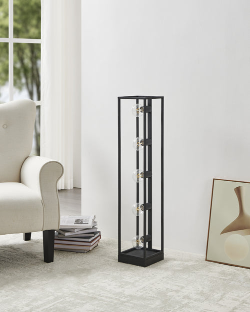EGLO vloerlamp Eldrick - e27 - 100 cm - zwart