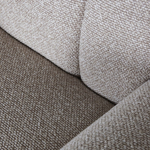 LABEL51 Fauteuil Oslo Elektrisch - Naturel Bouclé - Draaibaar