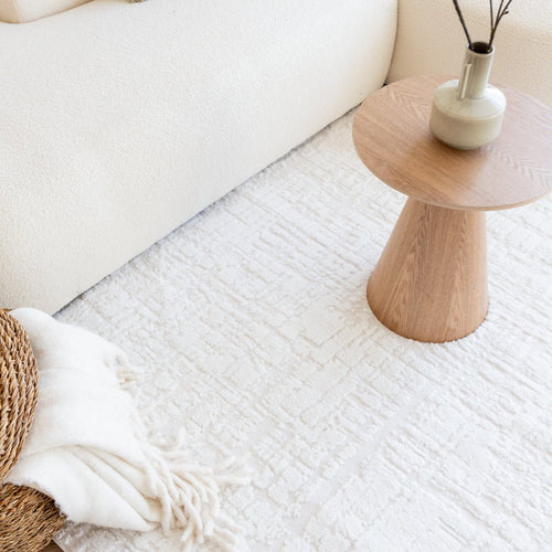 Interieur05 Scandinavisch vloerkleed Prent creme/wit