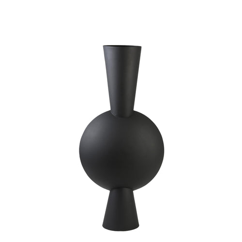 Light & Living vaas Kavandu - zwart - 47x26x100cm - vtwonen shop