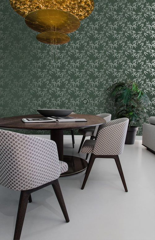 Origin Wallcoverings behang bamboe bladeren donkergroen - 0,53 x 10,05 m - 347738 - vtwonen shop