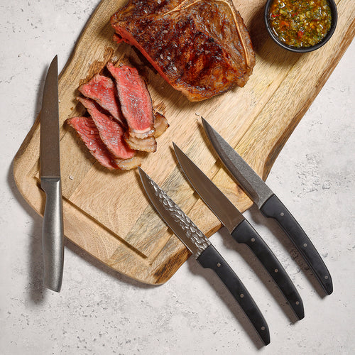 Bonbistro - Steakmes 24,5cm rvs Carne - Set van 4 - vtwonen shop