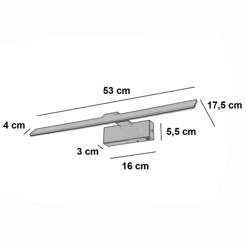 Freelight wandlamp Dali - 1 lichts - 17.5  x 5   cm - zwart - vtwonen shop