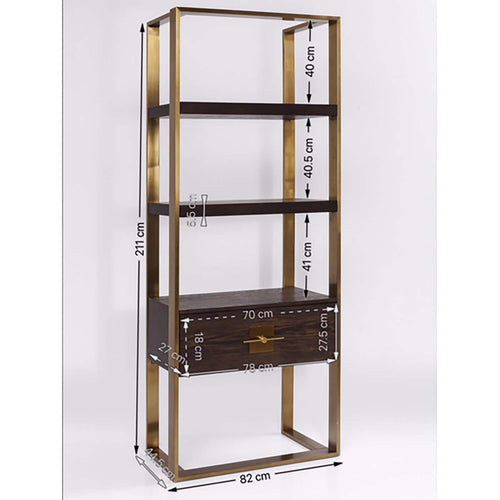Kare Design Bookshelf Osaka 210x82cm - vtwonen shop
