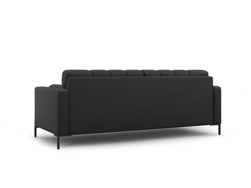 Cosmopolitan Design Bank Bali 3-zits, structurele stof, donkergrijs - 96x177x75cm