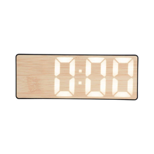 Karlsson wekker Bondone - zwart - 16x2.5x6cm