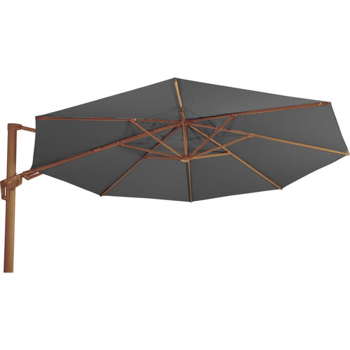 Lesli Living push-up parasol VirgoFlex - grijs - Ø350cm