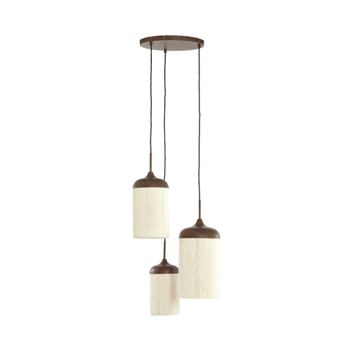 Light & Living hanglamp Danialo - bruin - Ø35cm