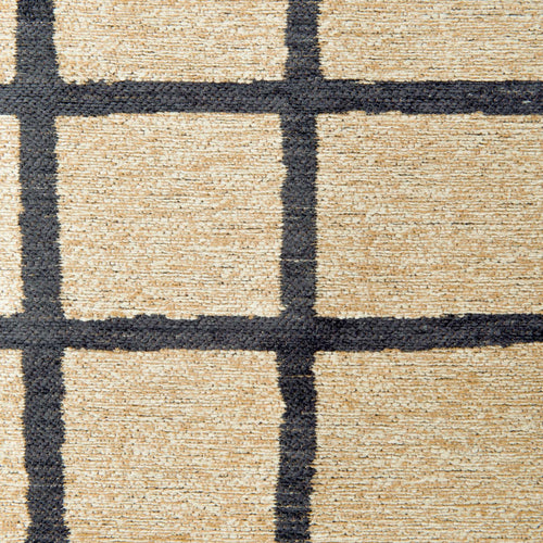 Lola&Moi vloerkleed Creamy Black - grijs -80x150cm