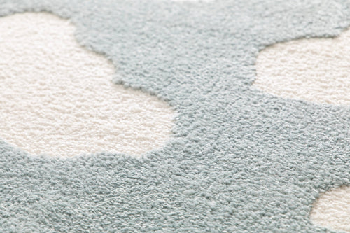 AFK Living vloerkleed Nuages - reliëfeffect - blauw - 120 x 170 cm