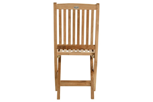 Hartman Tuinstoel Langli - Teak - Inklapbaar - Zithoogte 45cm - Set van 2