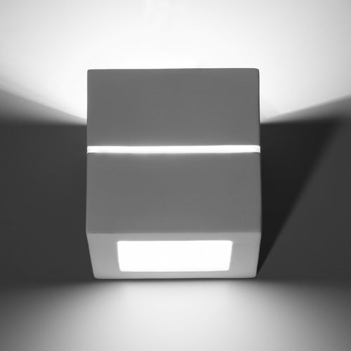 Sollux Lighting Wandlamp keramiek LEO LINE - 14x14x14cm