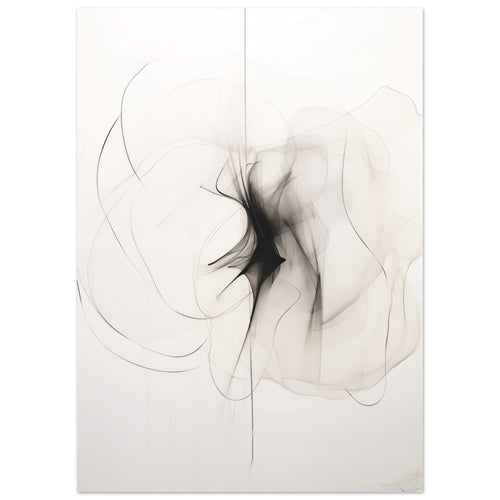 Artfulprints  Abstract - Chique brush 10   poster 50x70 cm