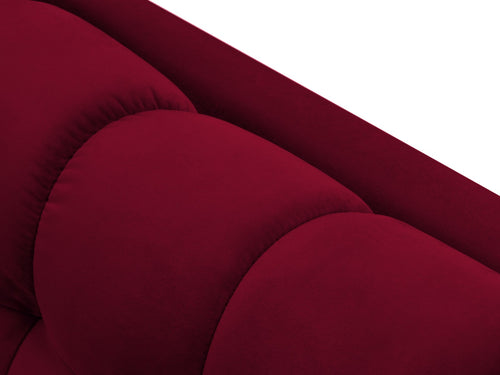 Cosmopolitan Design linker meridiaan Bali flueel, rood - 185x102x75cm