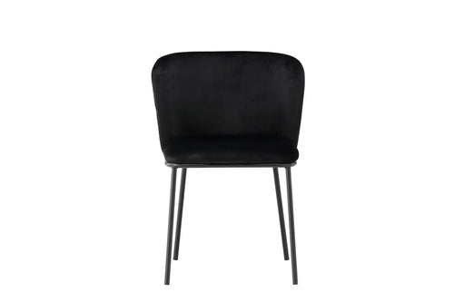 Rebellenclub Eetkamerstoel Ika - Set van 2 - Zwart - vtwonen shop