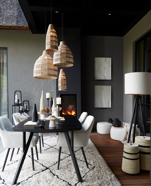 Light & Living vloerlamp ILIAS - Ø52x122cm - zwart - vtwonen shop