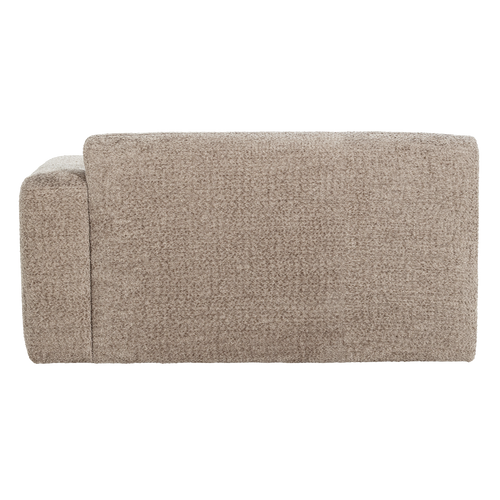 WOOOD 1,5-zits bank arm rechts Mojo Base - Wollig - Donkerzand - 74x145x97
