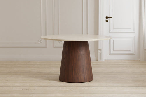 Rebellenclub  Lunvik Eetkamertafel - Ø120 - Beige