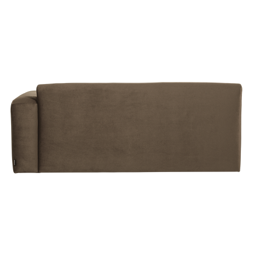WOOOD 2-zits bank arm rechts Mojo Base - Velvet - Taupe - 74x185x97