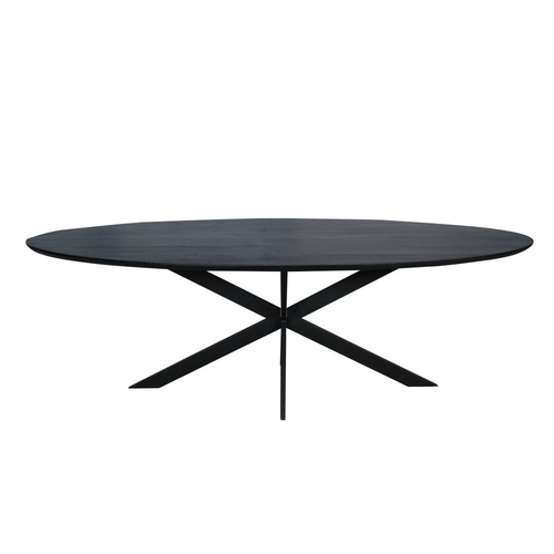 Starfurn  eettafel Ferris - zwart - 100x210x76cm - vtwonen shop