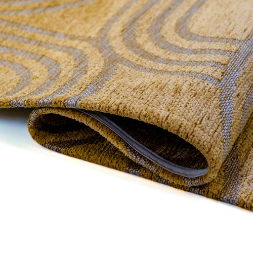 Lola&Moi vloerkleed Honey Cake - bruin -170x240cm - vtwonen shop