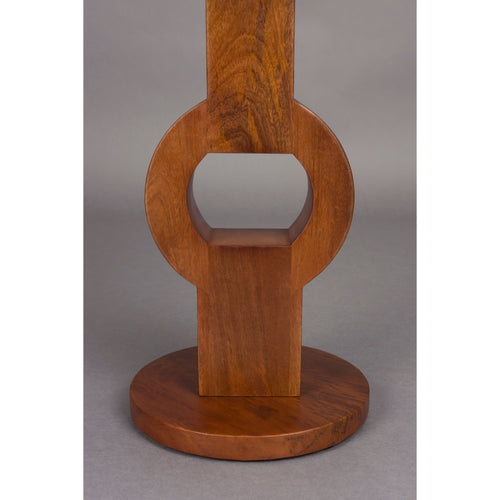 Dutchbone Tondo Bijzettafel Rond Mangohout Bruin - vtwonen shop