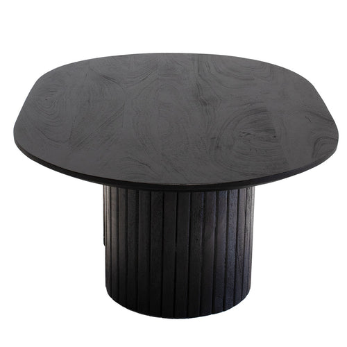 Giga Meubel Salontafel Ava - Ovaal - Mangohout - 90cm - vtwonen shop