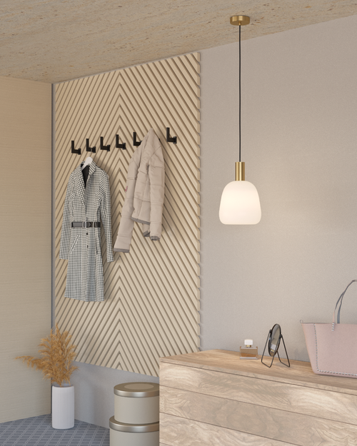 EGLO hanglamp Manzanares - e27 - ø 22,5 cm - wit/goud - vtwonen shop