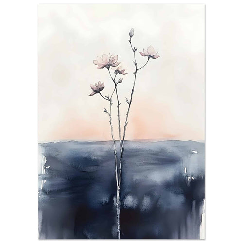 Artfulprints  Boho – Misty blossom   poster A4 21x29.7 cm - vtwonen shop