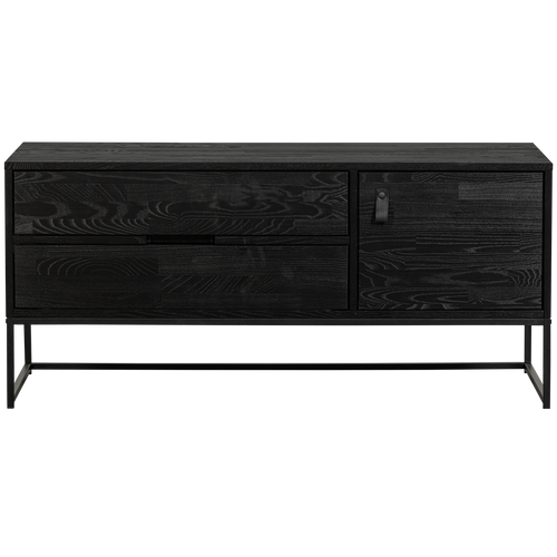 WOOOD tv-meubel Silas - Grenen - Blacknight - 55x120x44 - vtwonen shop