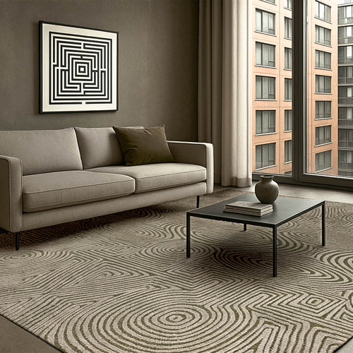 Lola&Moi vloerkleed Green Beach - groen -170x240cm - vtwonen shop