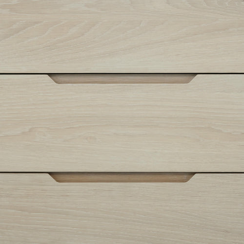 Furnhouse 4-deurs dressoir Kerteminde - Witte olie - MDF, eikenfineer - 45x213x80