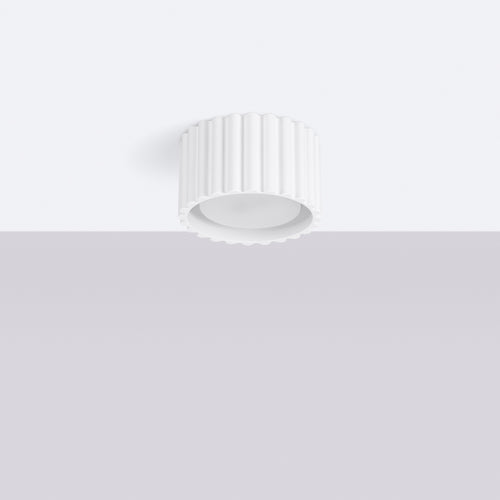 Sollux Lighting Plafondlamp AURA 1 wit Gx53 - 10x10x10cm