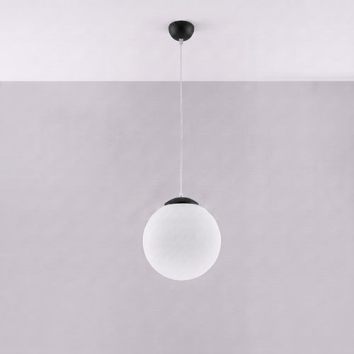 Sollux Lighting Hanglamp UGO 30 zwart - 30x30x120cm