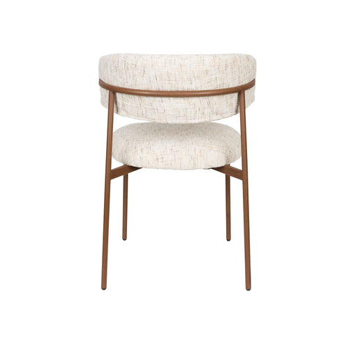 Housecraft Living Claes Eetkamerstoelen Gemêleerd Off-White - Set van 6