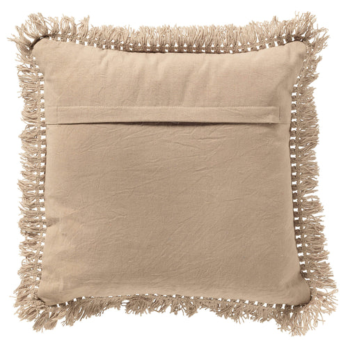 JONNA - kussenhoes 45x45 cm - gerecycled - katoen - Pumice Stone - beige