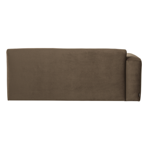 WOOOD 2-zits bank arm links Mojo Base - Velvet - Taupe - 74x185x97