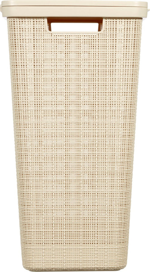 Curver Jute Wasmand met deksel - 58L - Gebroken wit - vtwonen shop