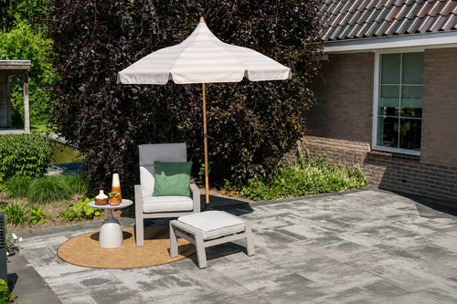Garden Impressions Aloha parasolset Ø200 cm ecru
