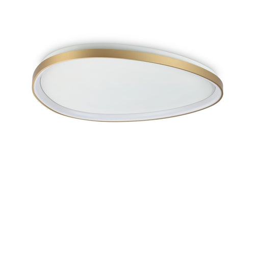 Ideal Lux GEMINI Geïntegreerde LED-plafondlamp, messing, 4650lm, 4000K
