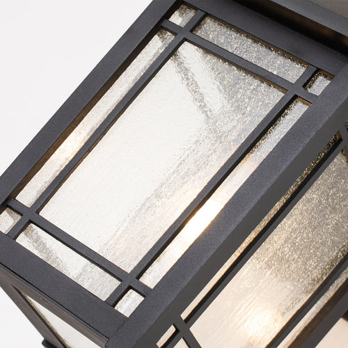 Elstead Quoizel Cedar Outdoor Wandlantaarn Zwart, IP44