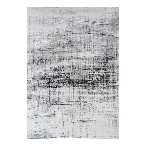 Ecorugs vloerkleed Metro Black&White - grijs - 280x390cm