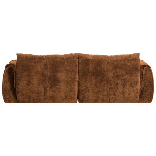 WOOOD 2-zits bank Baggy - 3D Chenille - Middenbruin - 81x228x102 - vtwonen shop