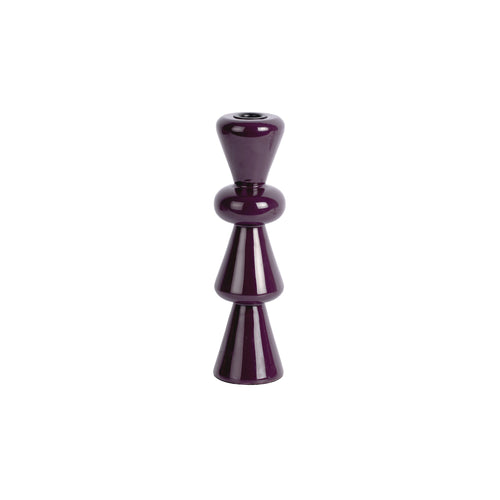 Present Time kandelaar Cadiz Cones - paars - Ø7cm